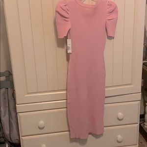 Juniors NWT pink sweater dress.